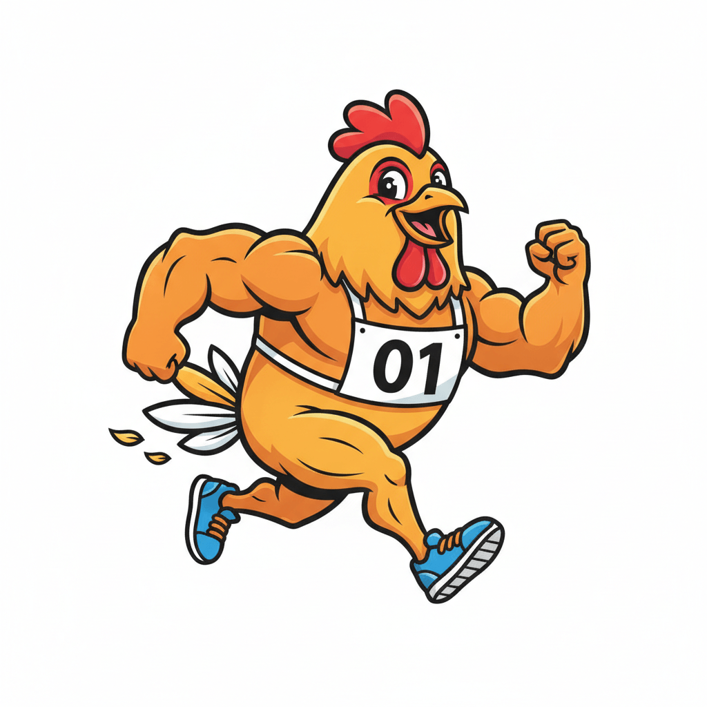 El Pollo Veloz mascota